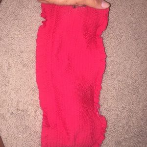 Red bandeau top-never worm